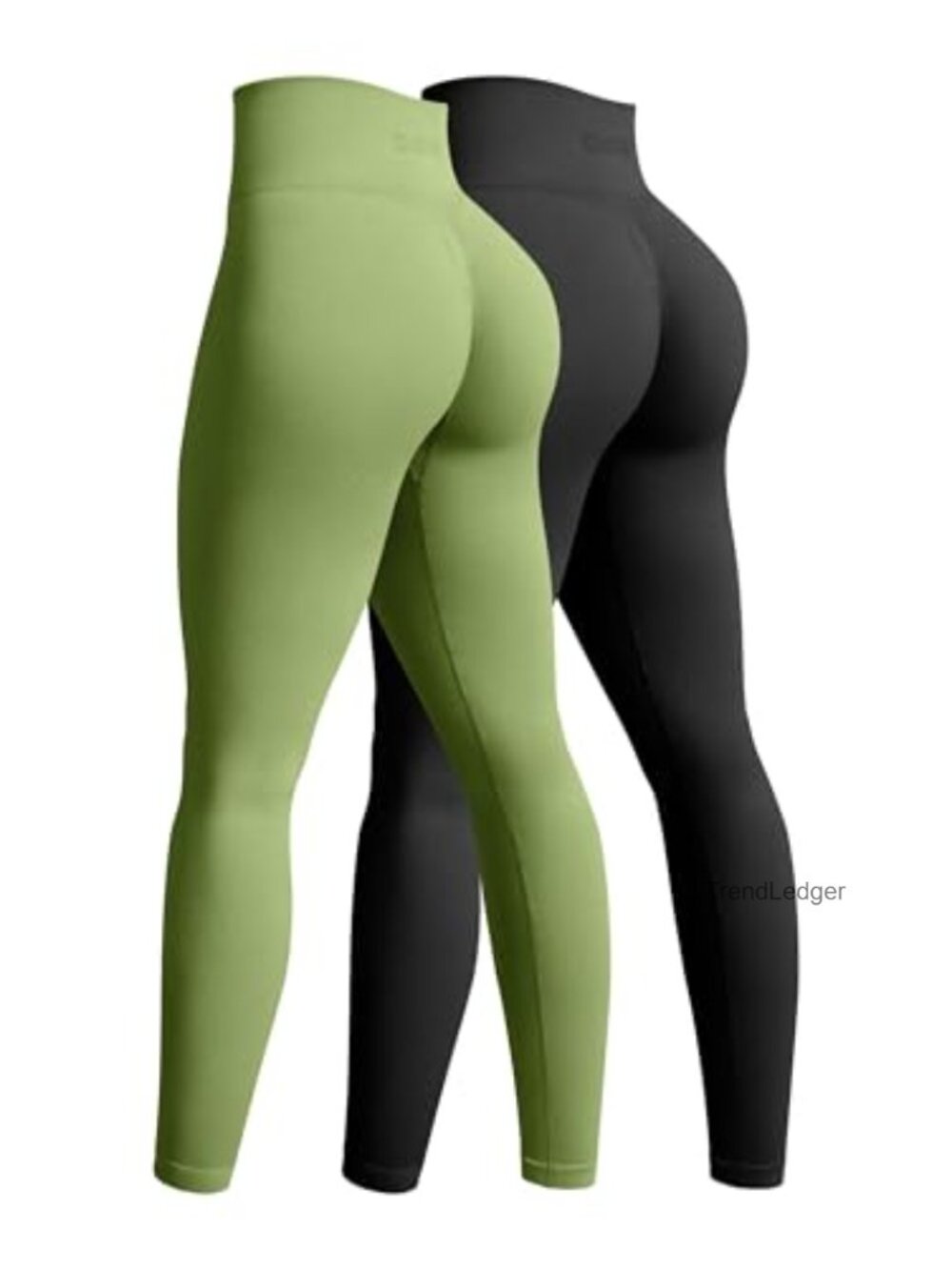 2-Piece Seamless High Waist Butt Lifting Yoga Leggings